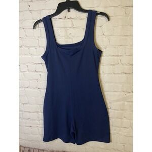 Romper Womens Medium Black Sleeveless  Athletic